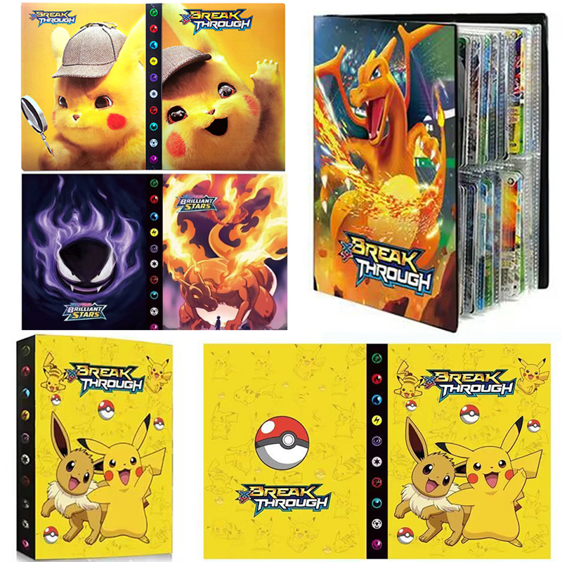 Pokemon Binder Card - 240PCS Cartoon Album Card Book Pokemon