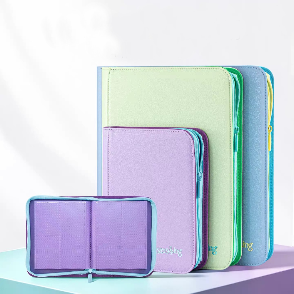 Pokemon Binder Card - Sanseking PU Leather Zipper Card Binder