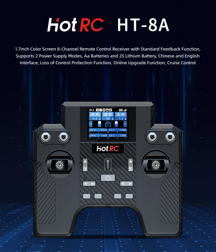 Hotrc HT-8A 2.4G 8CH  Transmit - Tamiya Model Paint Set recension och pris