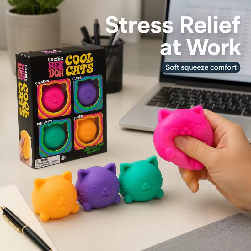 Trending Needoh Mini 4 Pack Se - Fidget Cube Original recension och pris