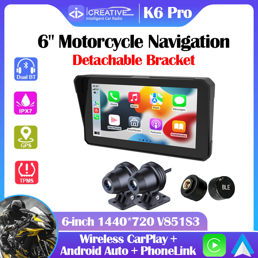 Icreative 6inch Motorcycle Nav - Graded Card Display recension och pris