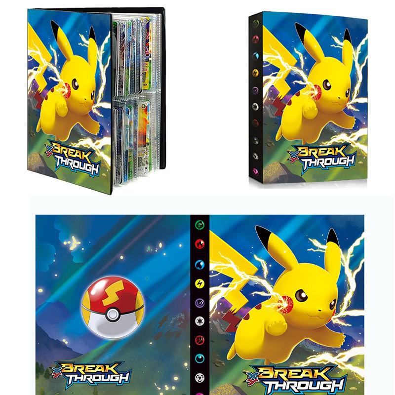 240PCS Cartoon Album Card Book - Pokemon Binder Card recension och pris