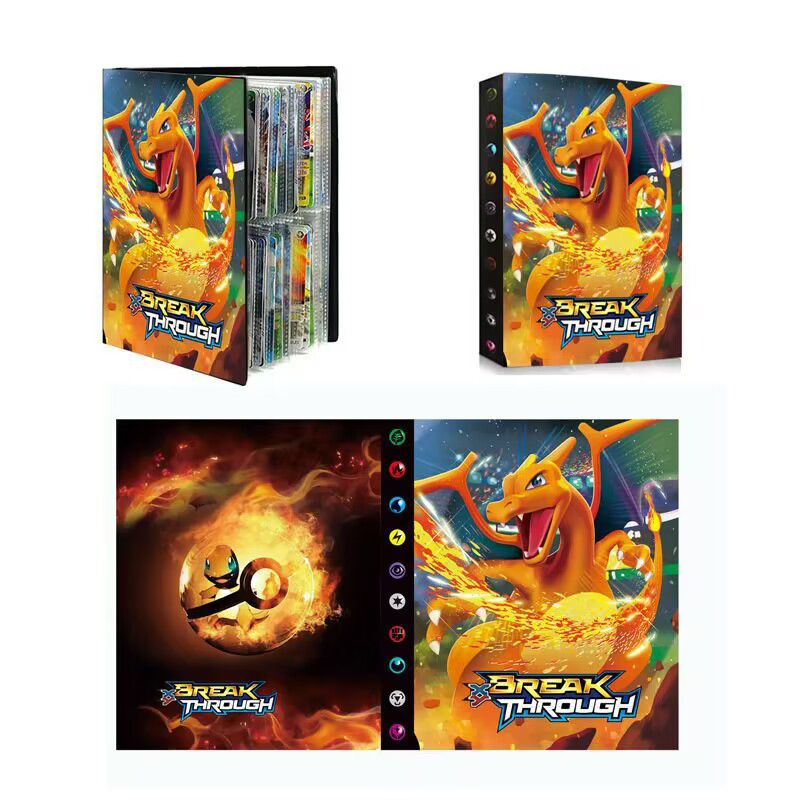 240PCS Cartoon Album Card Book - Pokemon Binder Card recension och pris