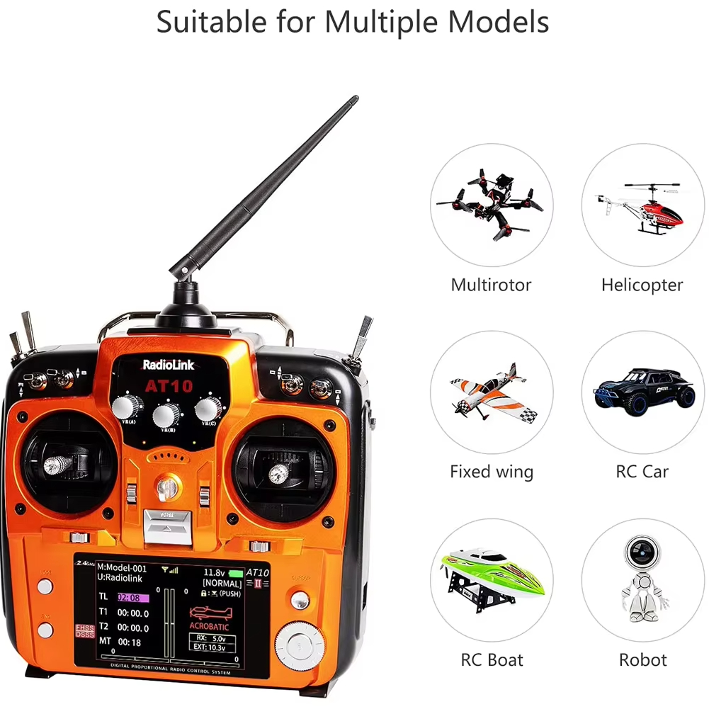 RadioLink AT10 II 2.4G 10CH RC - Tamiya Model Paint Set recension och pris