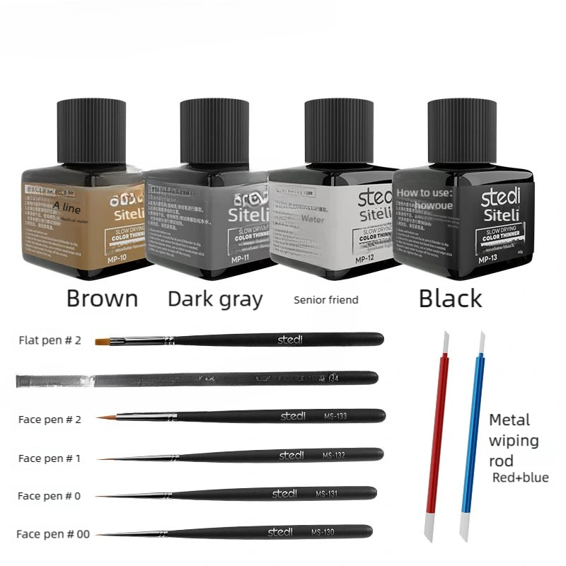 Stedi MP07-MP28 40g Water-base - Tamiya Model Paint Set recension och pris
