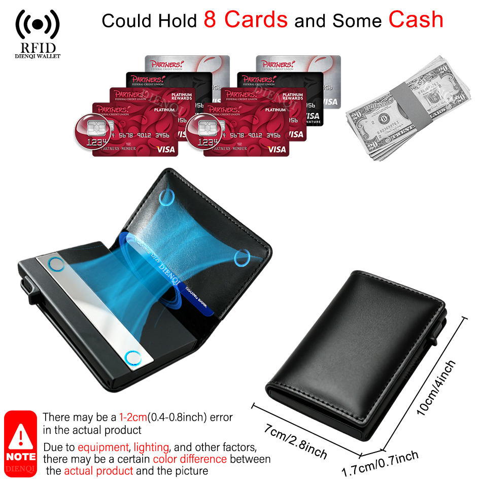 Rfid Credit Card Holder Luxury - Card Top Loader recension och pris